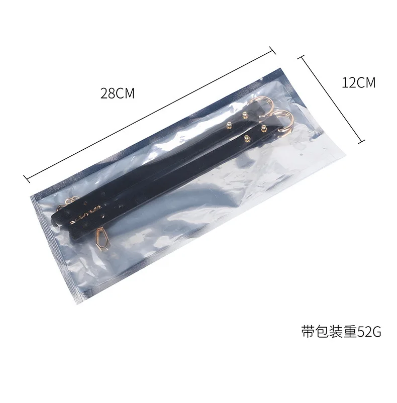 Giocattoli sessuali per donne Coppie Giochi per adulti Schiavo Bondage Manette Manette in pelle di lusso Guinzaglio a catena in oro BDSM Erotico