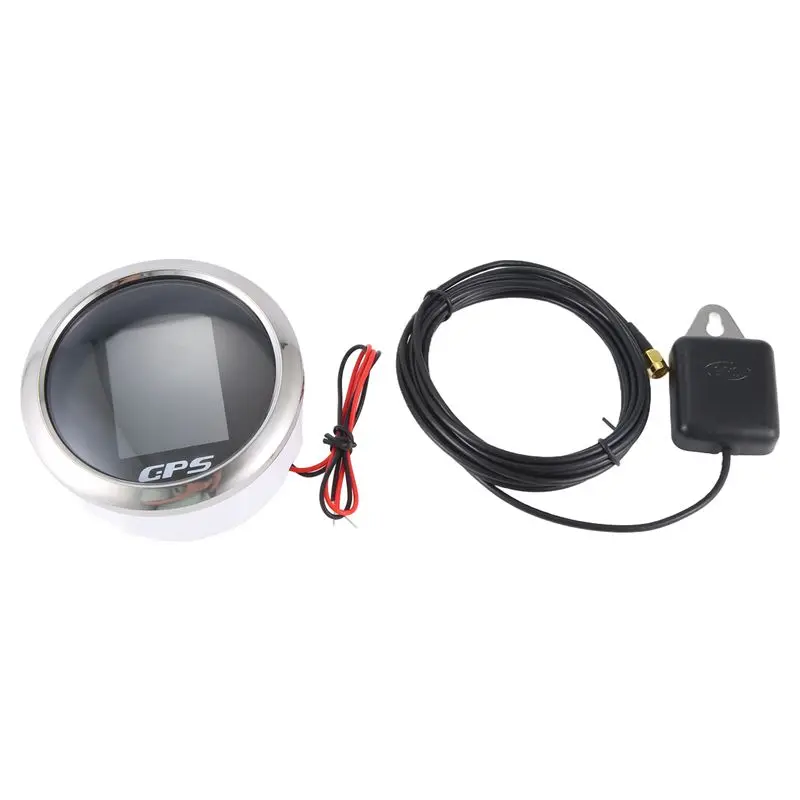 

M93K-85Mm Smart GPS Speedometer Waterproof TFT Screen Digital Tachometer Odometer With GPS Antenna For Car Boat Motorcycle