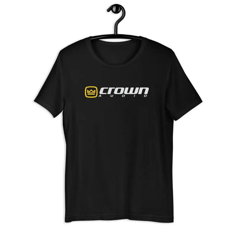 Exclusive Crown Audio Inspired Amplifier Logo T Shirt USA Unisex S 5XL