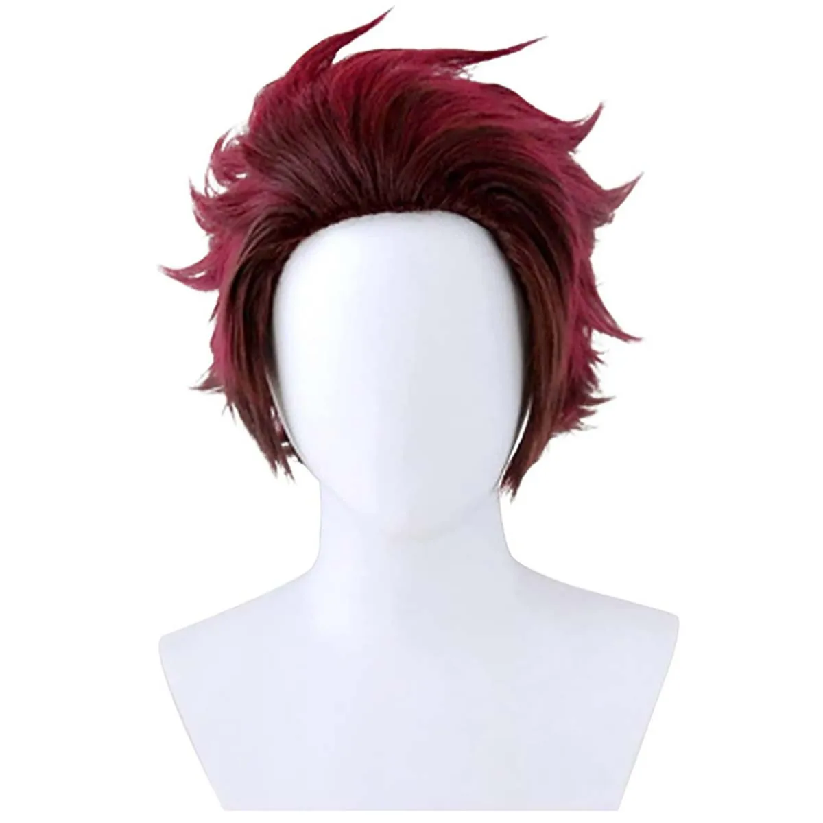 Anime Demon Slayer Cosplay Kamado Tanjirou Wig