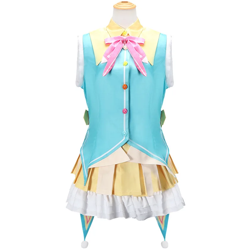 Kusanagi Nene Cosplay Costume Women Cute Costume Idol Nene Dress Headwear For Comic Con