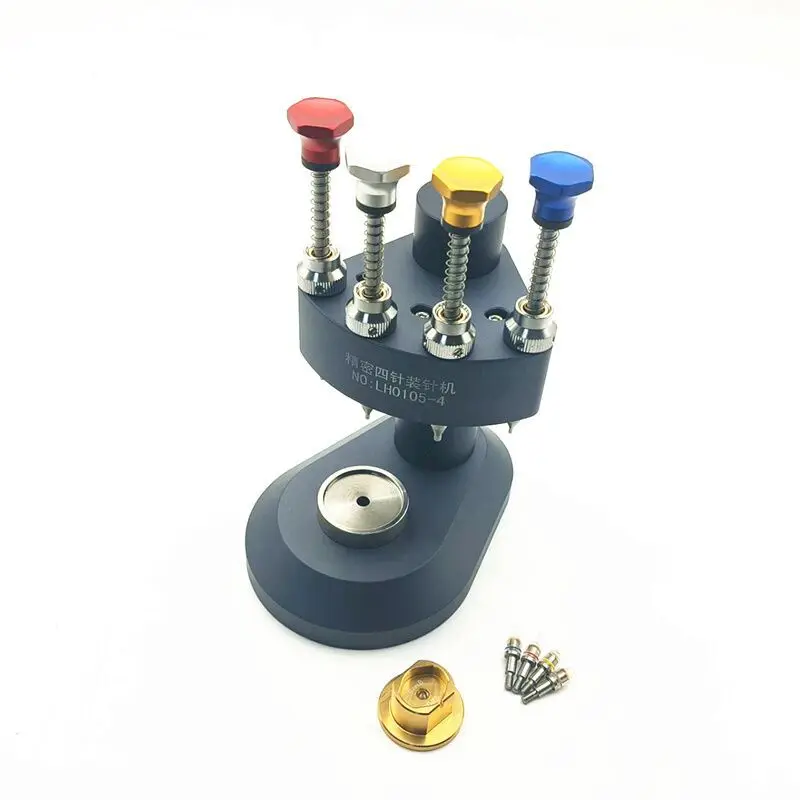 watch repair tool, our-hand installation machine, watch ha nd, hour hand, minute h and, second  needle press, watch repair
