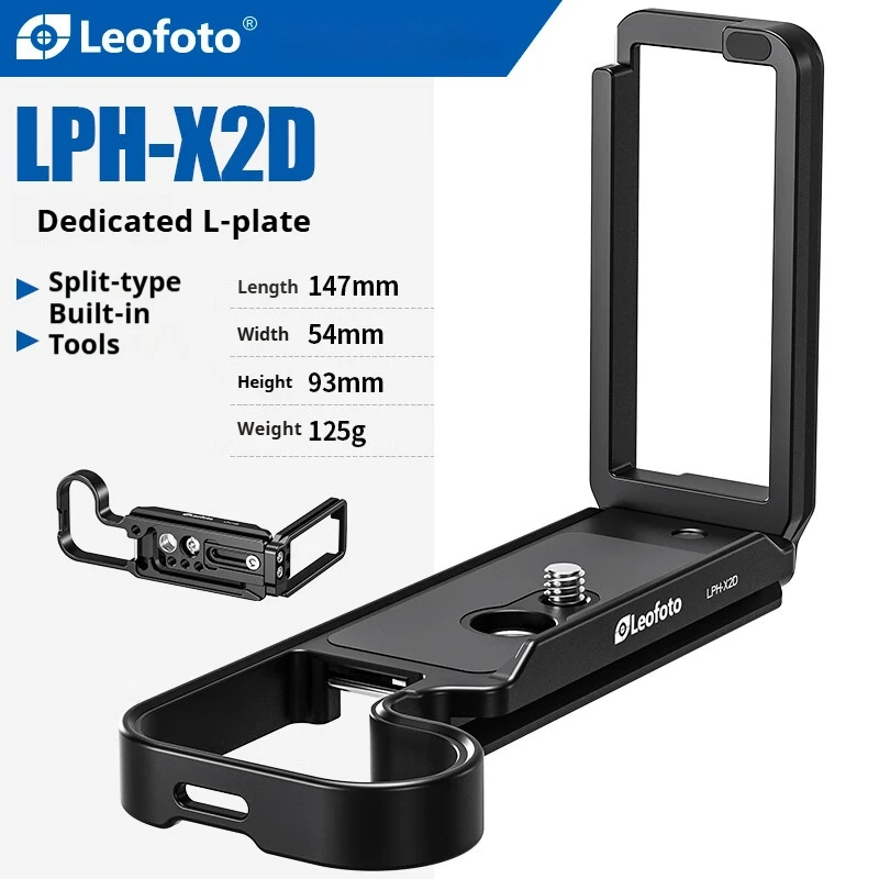 

Leofoto LPH-X2D Dedicated L-Plate for Hasselblad X2D/X2DII Arca-Swiss Compatible Photography Accessories