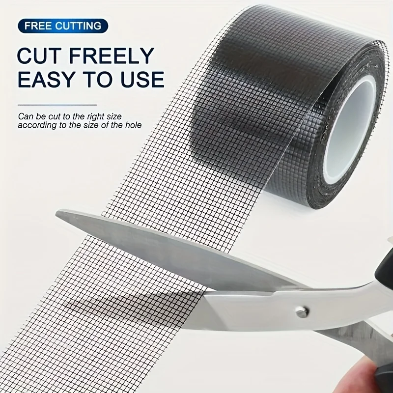Self-Adhesive Window Screen Repair Tape Kit for Mosquito Protection
