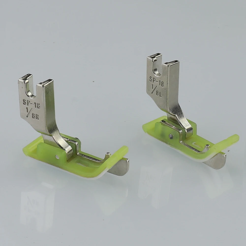 SP-18 Left and Right Side Stop Plastic Presser Foot Flat Plastic Presser Foot with Knife Open Thread Tangent Presser Foot