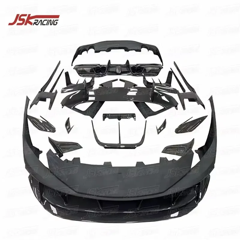 M STYLE HALF CARBON FIBER BODY KITS for 2019-2021 FERRARI F8