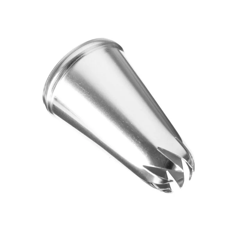 R1WA Stainless Steel Eight Teeth Drop Rose Flower Piping Tips Nozzle Tool