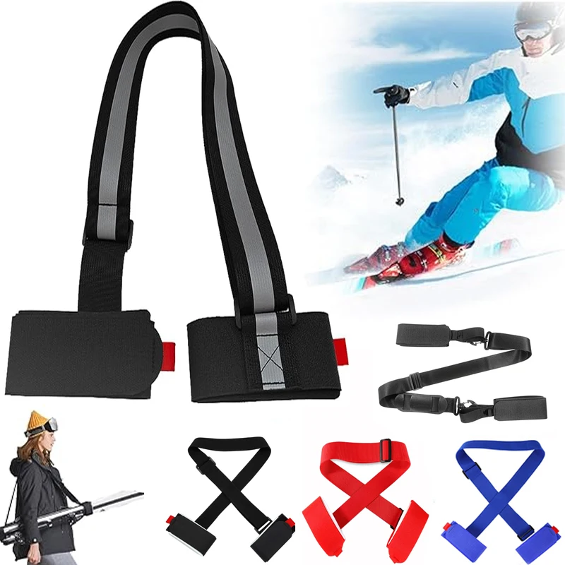 

Skimate Carrier Strap Clipstick Ski Mate Portable Skis Straps for Carrying Snowboard Handheld Double Board Ski with Fixed Straps