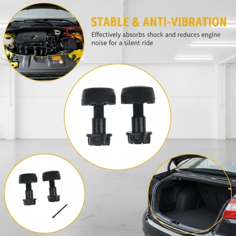 Focus Hood Buffer Rubber Stopper CV6Z16758A Bumper Long Lasting Adjustable Bonnet Cushion Reliable Auto Part