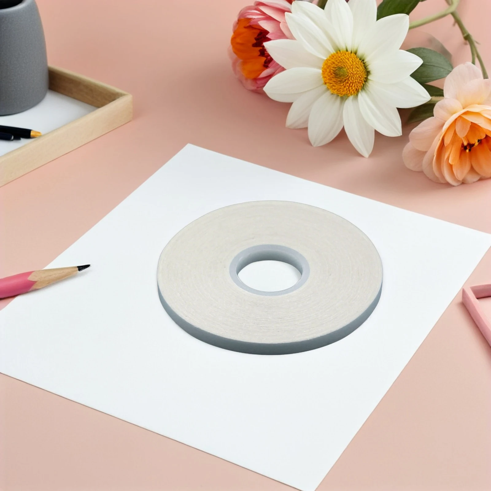 

1 Roll Water Soluble Double Sided Sewing Tape Fabric Adhesive No Residue Quilting Diy Crafts Home Use Cuttable