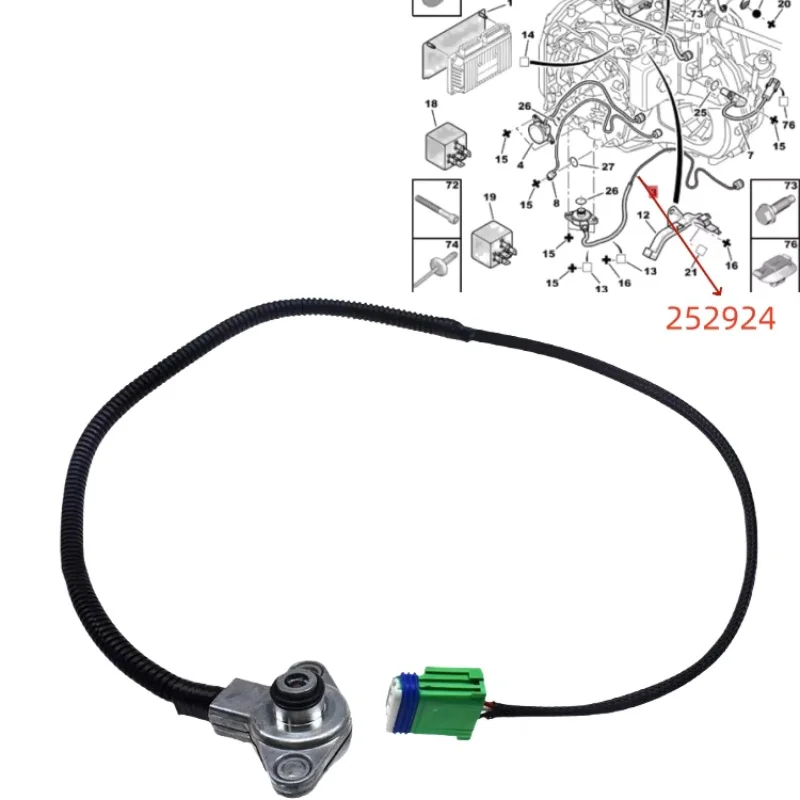 

252924 For Transmission pressure sensor for Peugeot AT8 EC5 Citroen C3 C4 C5 C8 for Renault 19 7700100009