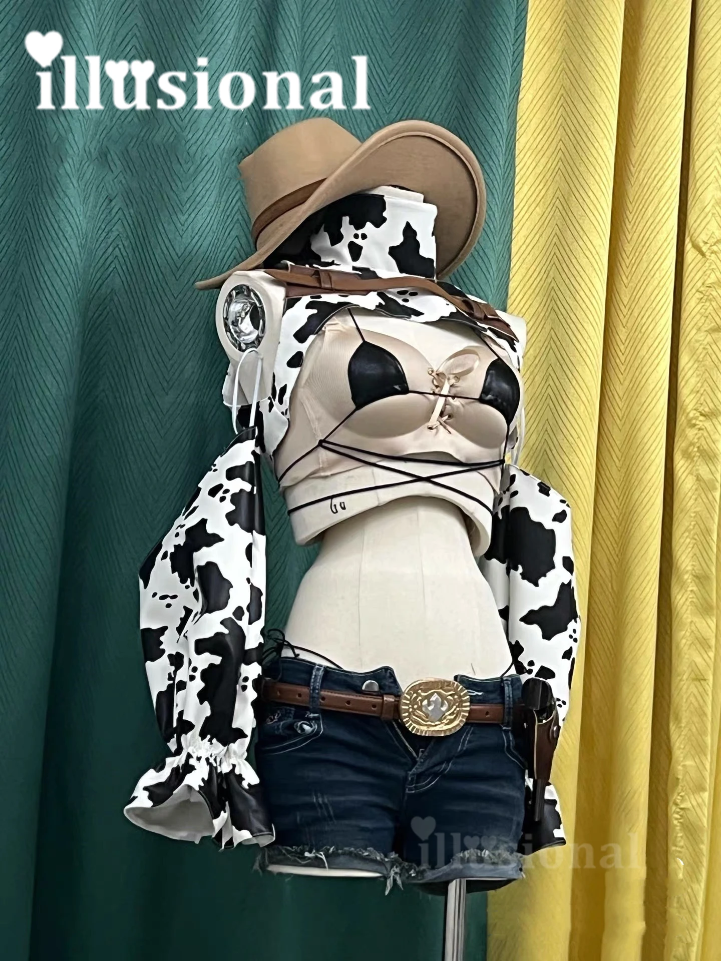 

illusional Azur Lane Fargo Cosplay Costume women sexy lingeries bikini shorts