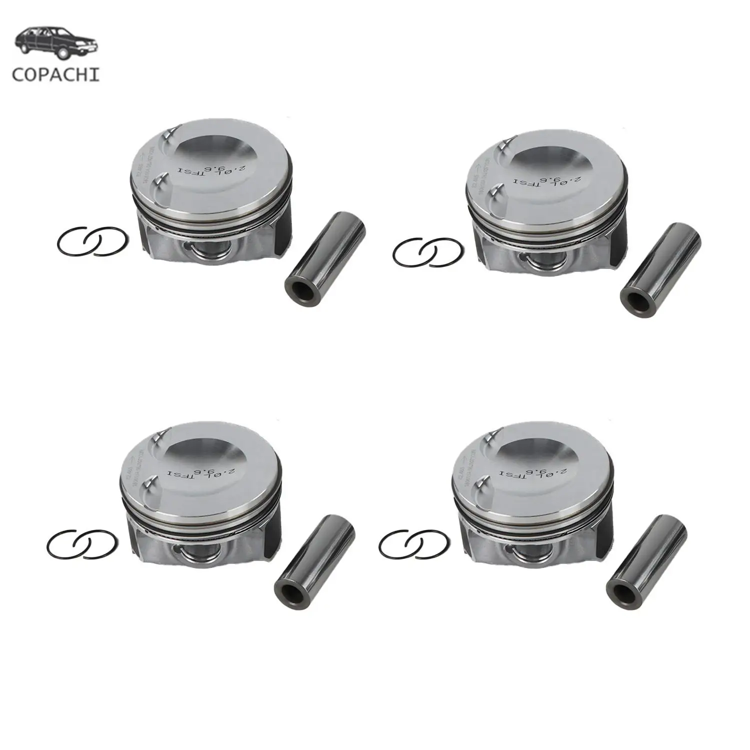 

Engine EA888 2.0T Pistons&Rings Set 82.51mm Φ21mm 06H107065AM N90558301 06H198151C For Audi A3 A4 Q5 VW Passat Car Parts