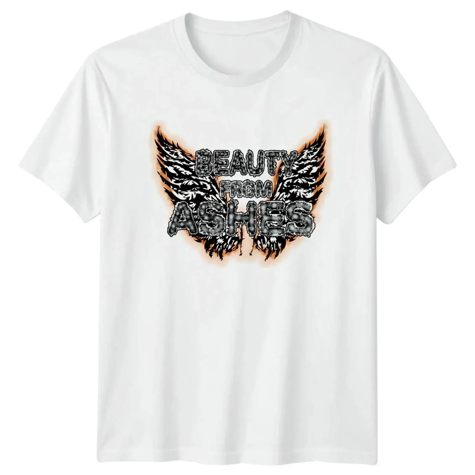 Beauty From Ashes T-Shirt Glaube Resilienz Inspirierendes Geschenk für Sie und Ihn Vintage Washed Designer-Kleidung Stilvoll