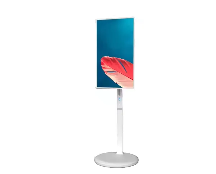Televisor Portátil de 27/32 Pulgadas con Sistema Android, Pantalla Interactiva de Televisión 1080p, Rotación de 360 Grados, Televisor Inteligente