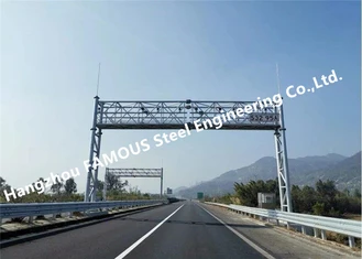 

Galvanized Structure Gantry Portal Steel Frame Traffic Lights And Guideboards Billboard