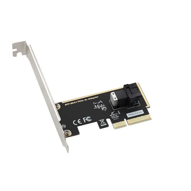 PCIe to U.2 SFF-8643 Gen 3 /4 -lane Card for 2.5