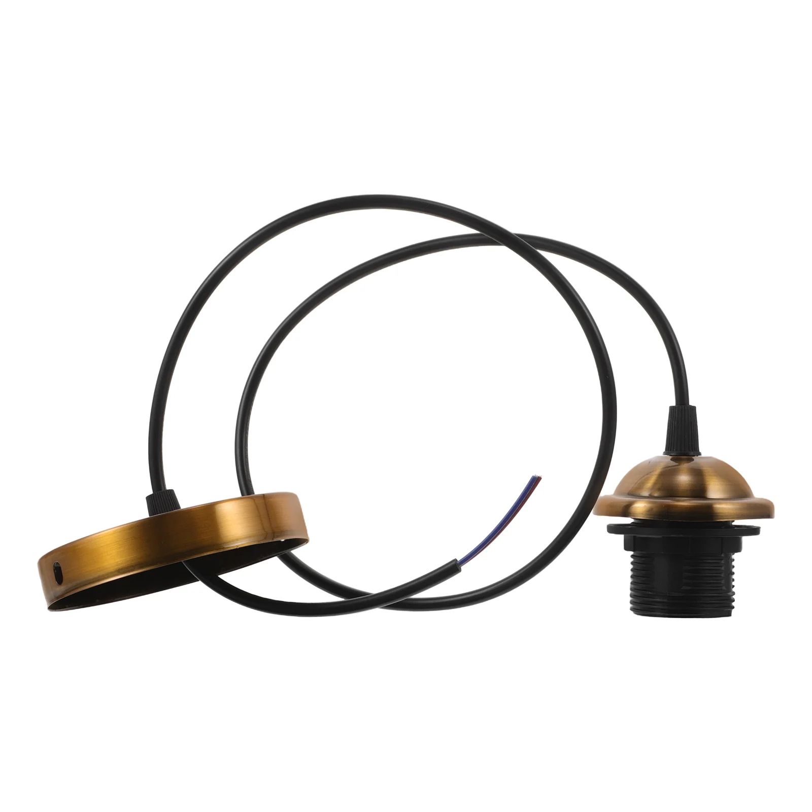 

Retro Pendant Light Holder E27 Screw Base Hanging Lamp Accessory Enhances Safety Ceiling Light Fitting Bedroom Living Room Bulb
