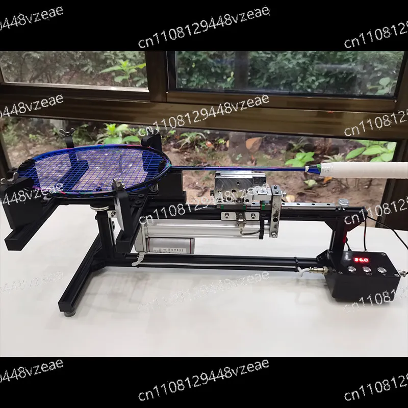 Badminton Racket Pulling Machine, Automatic Control of Computer Chip
