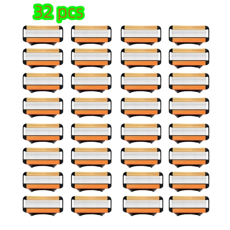 ماكينة حلاقة متطورة تتميز بشفرات من ستة طبقات للكفاءة، وبناء قابل لإعادة الاستخدام يدعم الاستدامة والشفرات المستوردة، أ #6
