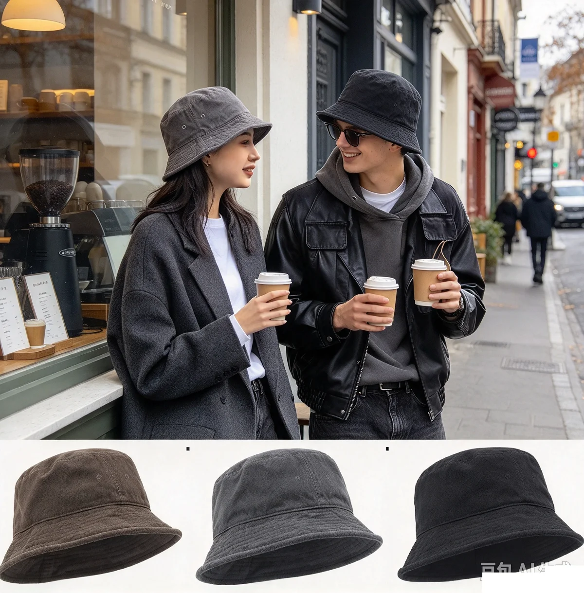 Big Head 59-61cm Bucket Hat Wide Brim Pure Cotton Outdoor Sun Caps Flat Top for Fishing Hiking Beach Sports Men Women