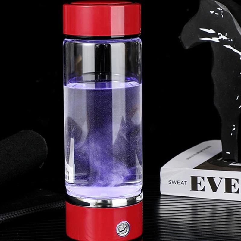 수소가 풍부한 물 유리 수소 물병 수소 수질 생성기 병 플라스틱 텍스처 항산화 방지제 lonizer