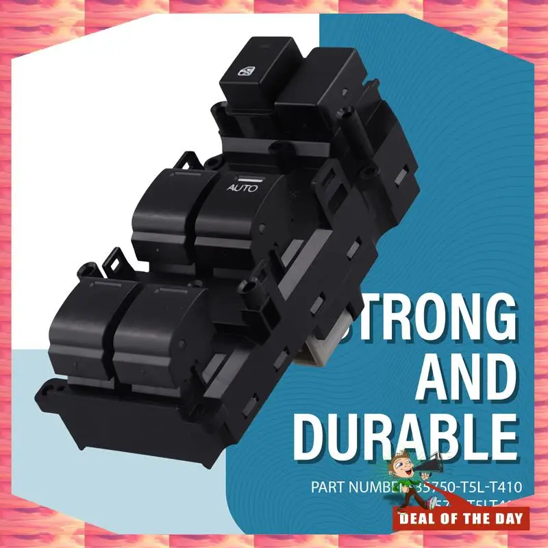 24-Hour Delivery RHD Replacement Window Regulator Button 35750-T5L-T410 35750T5LT410 For Toyota City 15-17 New Power Window Main