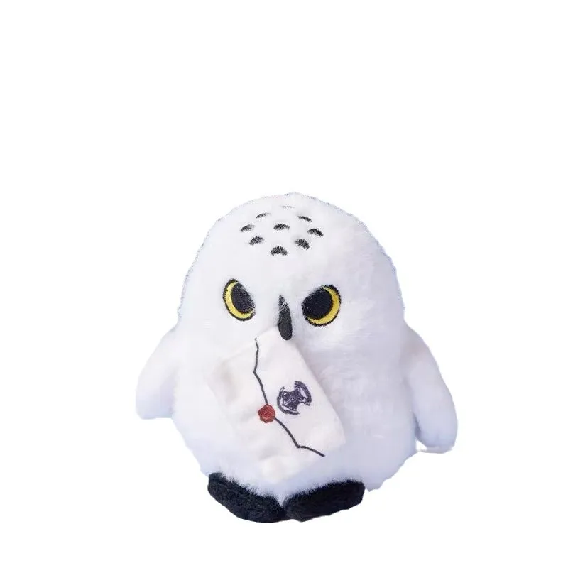 12cm Harries Movie Hedwig Owl Pottered Plush Toys Soft Stuffed Animals Doll Peluches Shoulder Decoration Fun Toy Birthday Gifts view 5