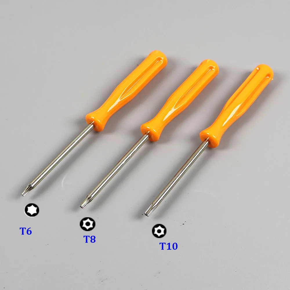 1PCS Security Screwdriver for Xbox 360/ PS3/ PS4 Tamperproof Hole Repairing Opening Tool Screw Driver Torx T6 T8 T10