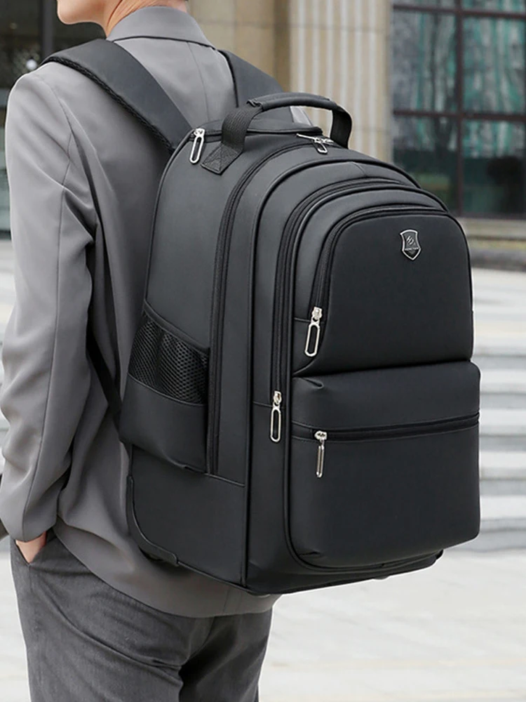

Large Capaci Busin Travel Bapa with Pull Rod Double oulder for Men And Women Suitable for Students And Office Workers
