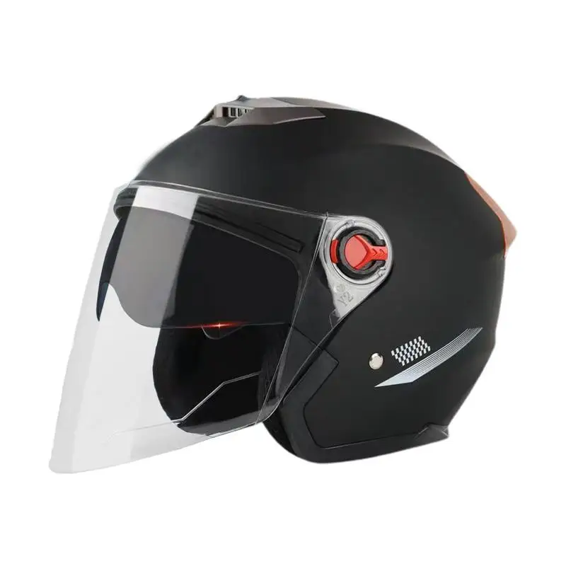 

Open Face Half Helmet Motorcycle Double Lens Motorcycle Running Equipment Motorcycle Equipment For Men