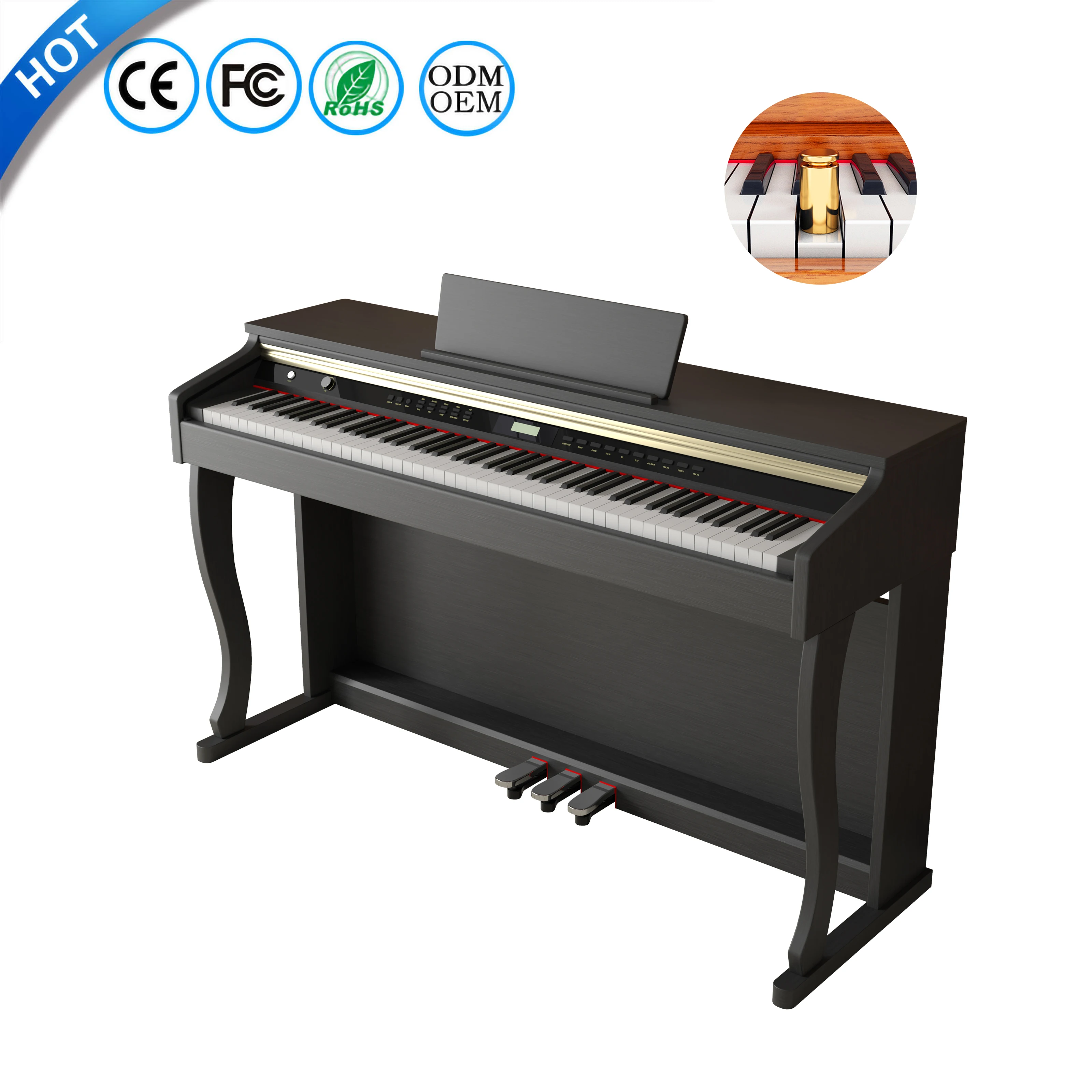 

BLANTH digital piano professional keyboard piano electronic 88 key weighted digital piano professionnel