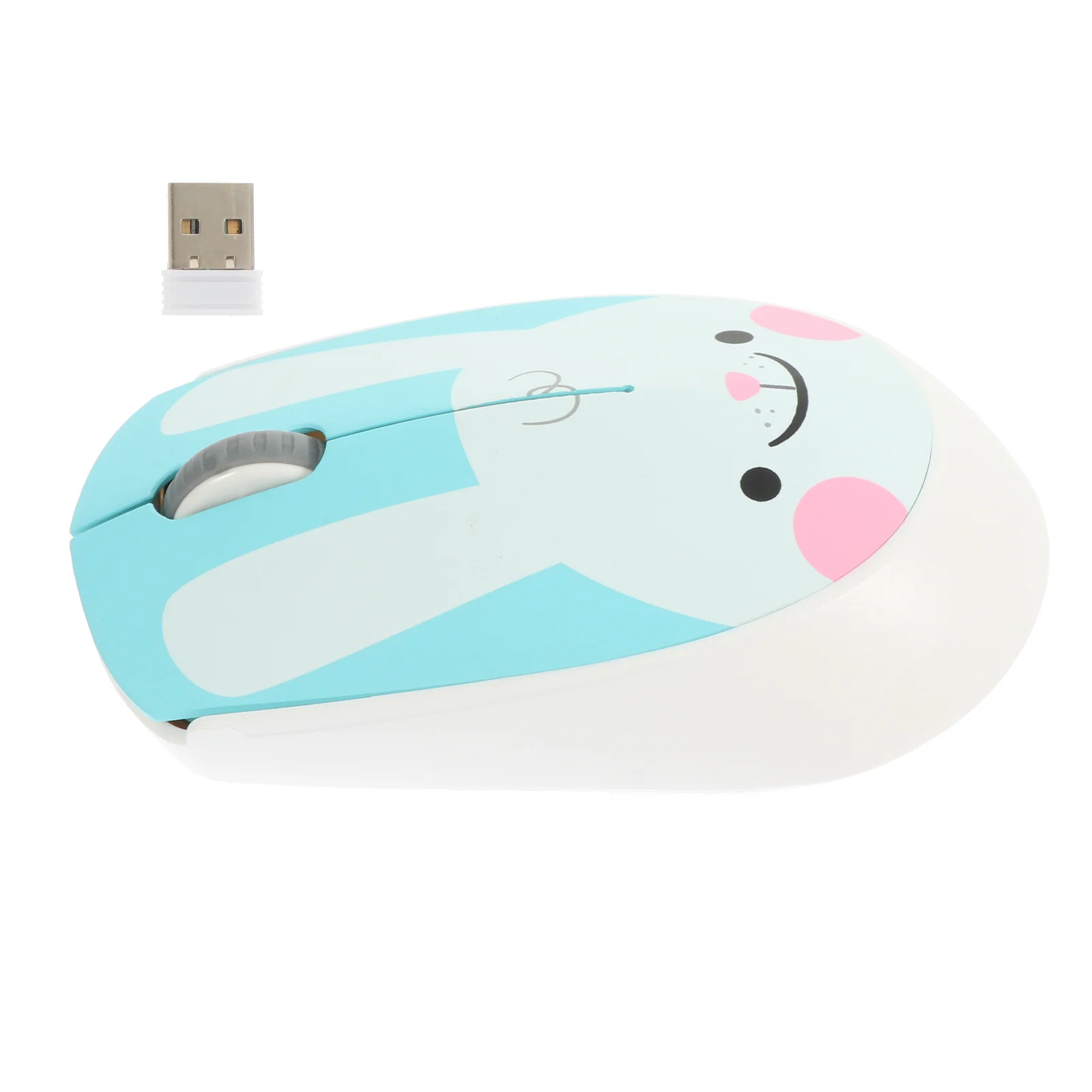 

Wireless Mouse 2.4ghz Optical Mute Cartoon Animal Design Ergonomic Portable Lightweight Comfortable Grip Stable Control for Home