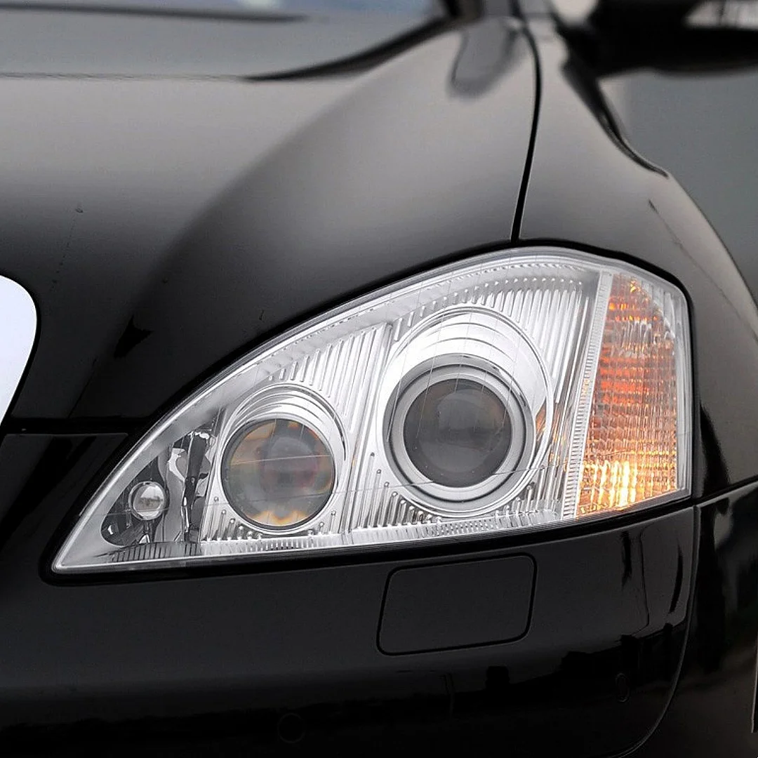

Для Mercedes-Benz S-класса W221 2006-2009 прозрачный чехол для автомобильных фар, стеклянный корпус, колпачки для ламп, абажур, крышка фары