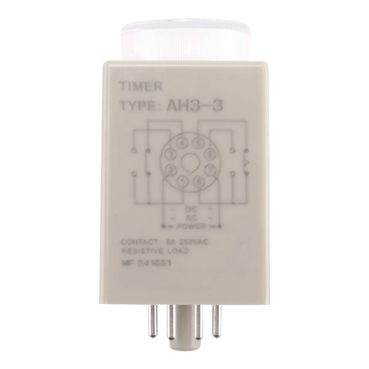 ETRT DC 12V 0- 30s Electric Delay Timer Timing Relay DPDT 8P w Base