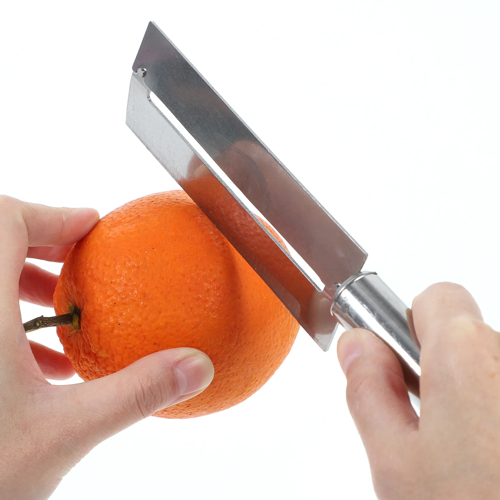 

1 шт., многофункциональная кухонная овощечистка из нержавеющей стали, ультра лезвие, портативный резак для фруктов, овощей, ананаса, сахарного тростника
