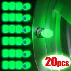 Luminous Wheels Tire Air Cap Cover Fluorescent Night Glowing Tyre Valve Caps Auto Wheel Valve Stem for Car,SUV,Motorcycles,Truck