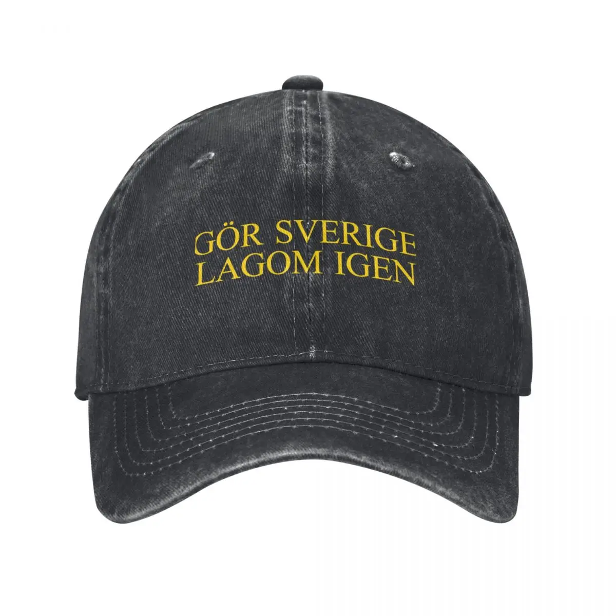 G?r Sverige lagom igen - Klassisk Baseball Cap western Hat Trucker Cap Woman Men's