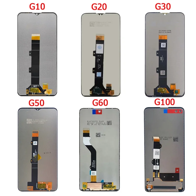 

For Motorola Moto G10 LCD G20 LCD G30 LCD G40 LCD G50 LCD G60 LCD Display Touch Screen Digitizer with Frame