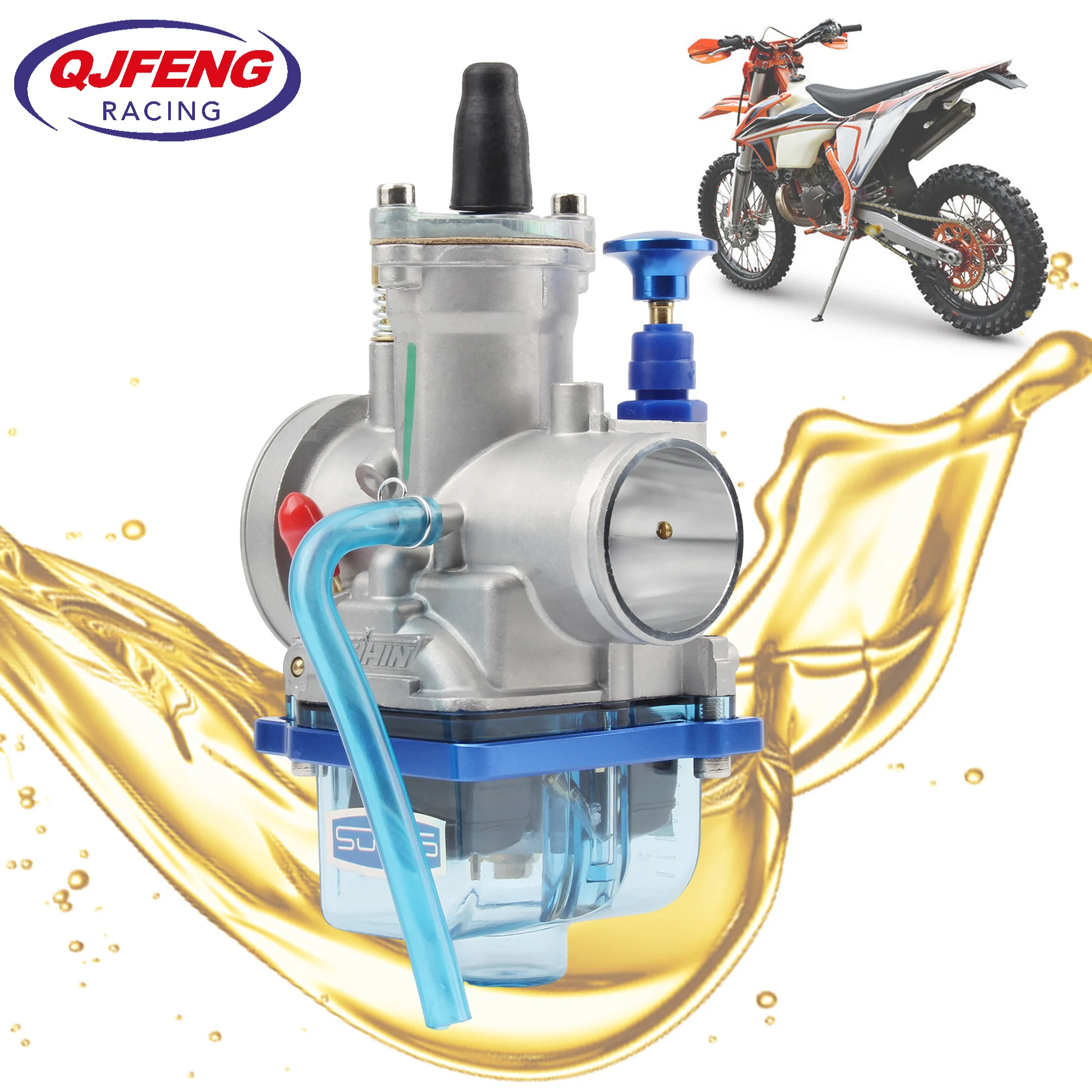 

Motorcycle Carburetor For Keihin PWK 24 26 28 30 32 34 mm Scooters With Power Jet Motocross Universal Parts Dirt Bike Racing