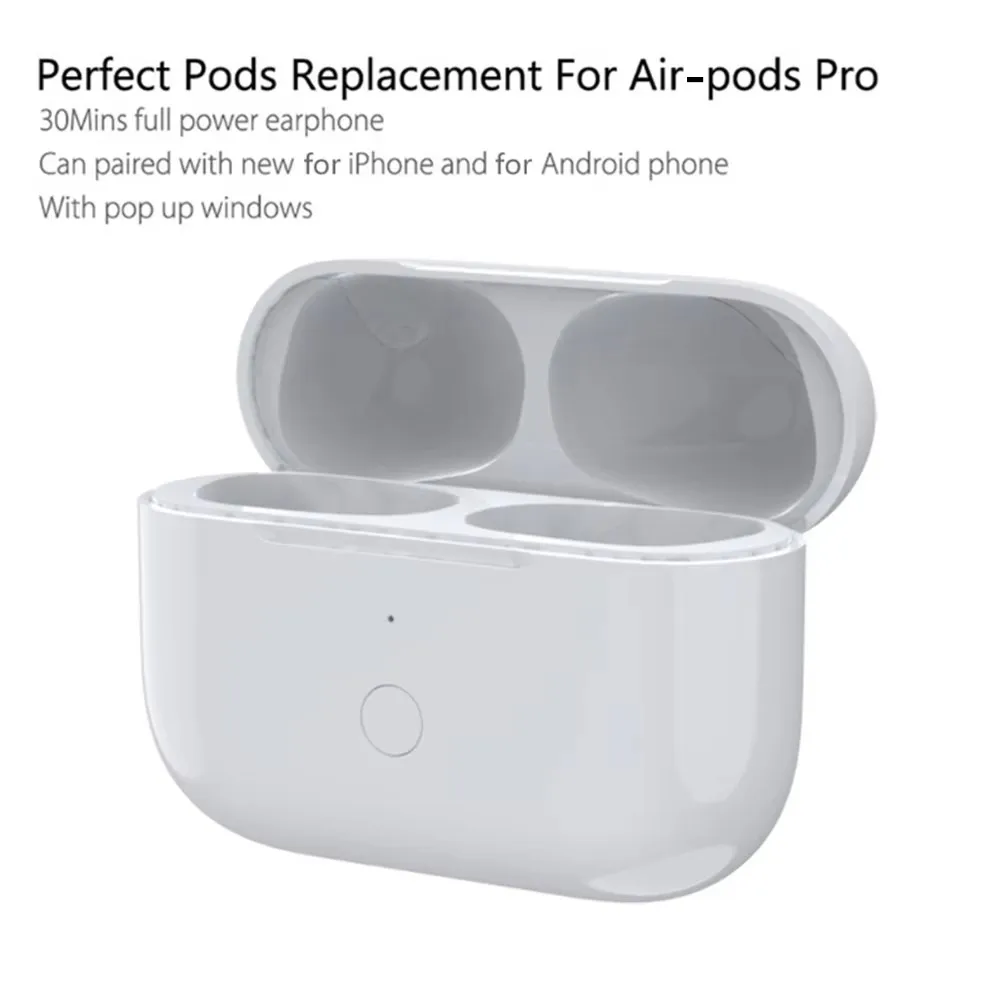 

620mAh Wireless Charging Case for AirPods Pro 2nd and 1st Gen with Bluetooth-Compatible Pairing Sync Button Charger Case Battery