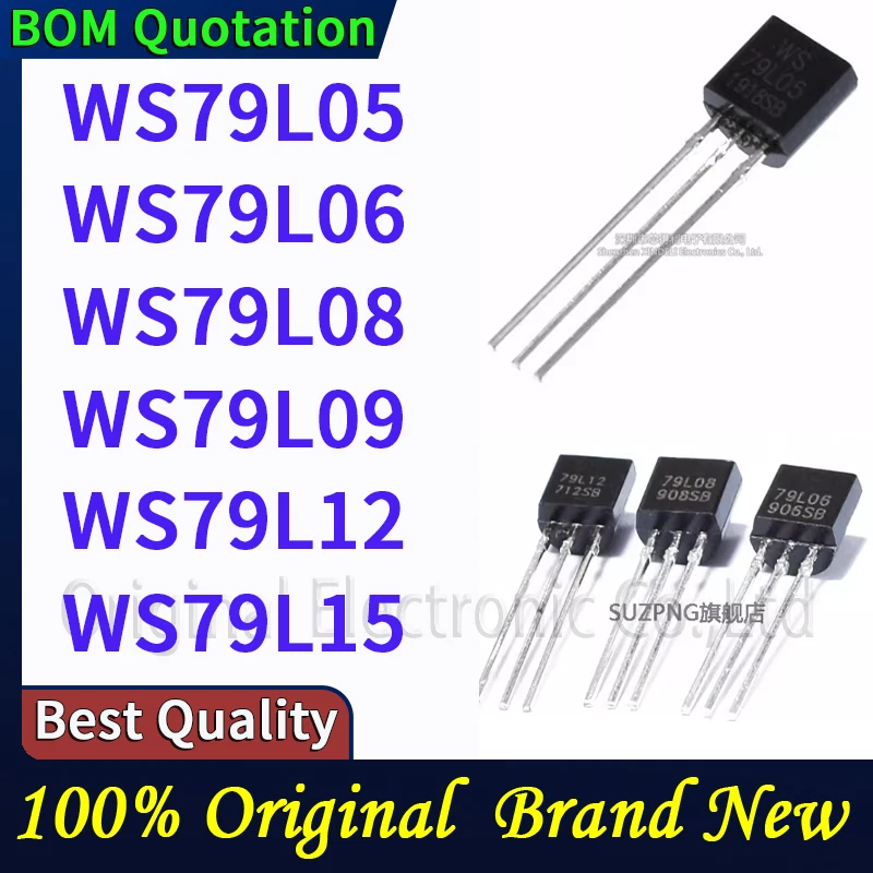 

10pcs/lot WS79L05 WS79L06 WS79L08 WS79L09 WS79L12 WS79L15 In stock Original High quality