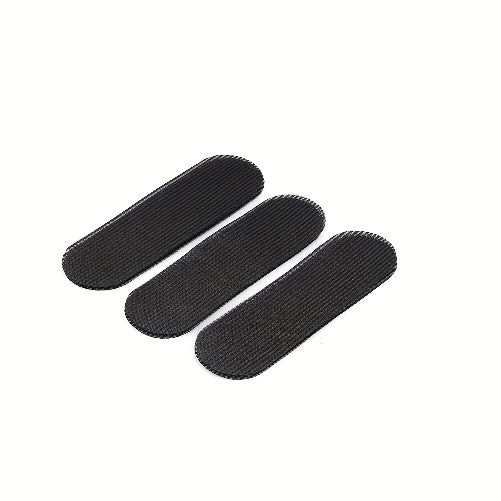 3 piezas de parches para flequillo, parches para el cabello, parches invisibles para arreglar el cabello roto, bandas de nailon para cabello rizado con velcro autoadhesivo
