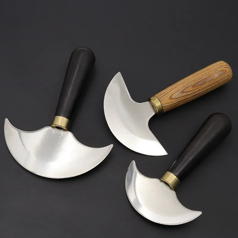 Manual Leather Skiving Knife DIY Leather Craft Cutting Paring Tool Hand Trimming Carving Cutter For Leather Carving Craft Work view 6