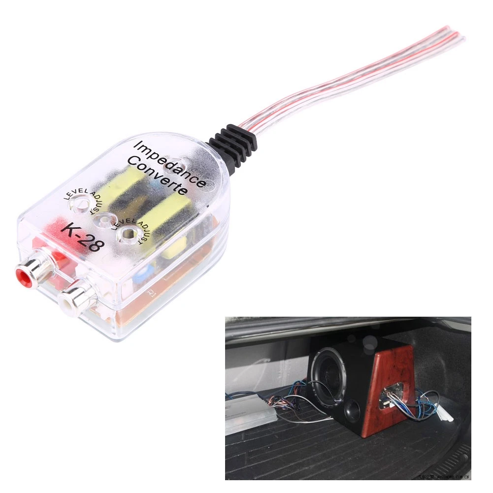 Car Audio CD Amplifier Audio Subwoofer High to Low Frequency Divider Converter Regulator Filter