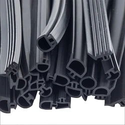 5M Plastic Steel Window Sealing Strip Aluminum Alloy Door And Window Outdoor Frame Waterproof Windproof And Warm Silicone Strip