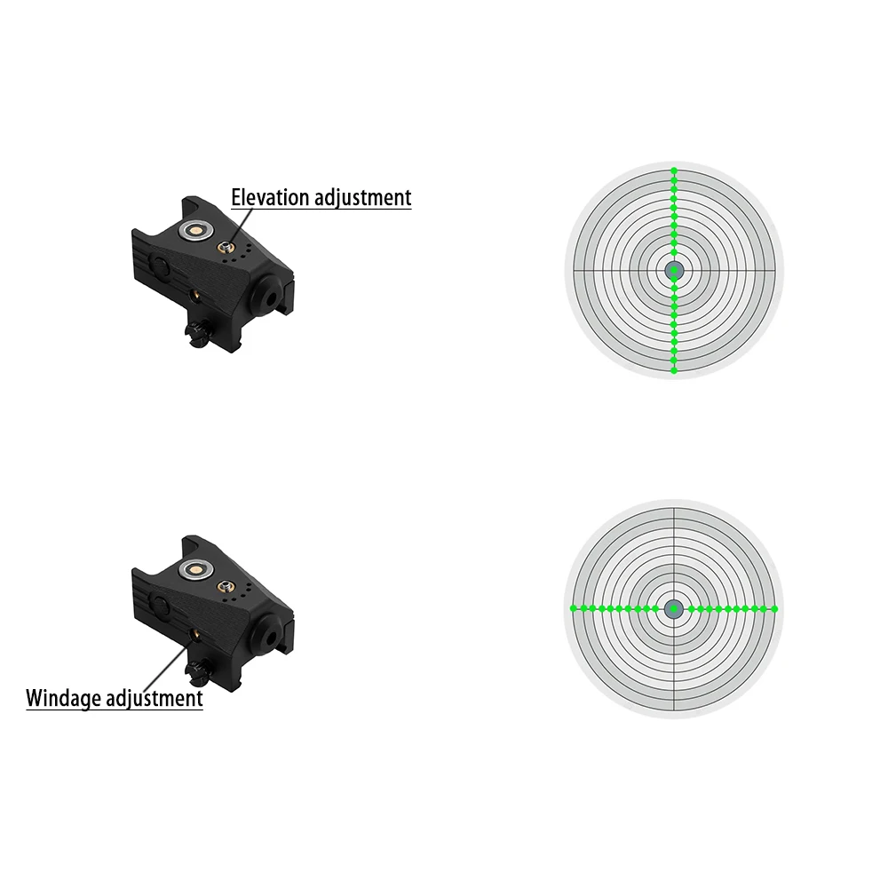 Tactical Training Laser Sight Training Hunting Red Green Blue Laser Training Bore Sight Dry Firing Practice Magnetic Charging