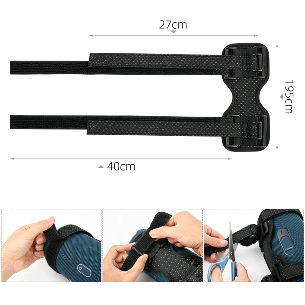 Support de haut-parleur pour vélo, chariot de golf, garde-corps de bateau, sangle réglable, support de haut-parleur de vélo, support rapide pour JBL Flip 6, 5, Charge 5