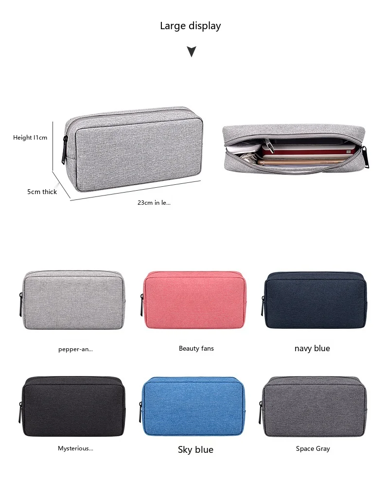 Digitale Gadget-Aufbewahrungstasche Kabel-Organizer für Powerbank, USB-Ladegerät, Kopfhörer – Detail 2