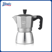 Bincoo Dual Valve Moka Pot Espresso Concentrated Latte Mocha Pot Hand Brewed Coffee Extraction Pot Italian Home Barista Tools